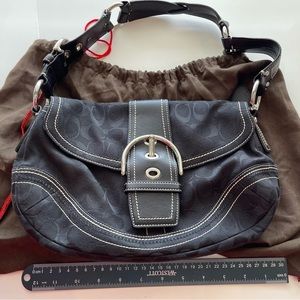 Larger Coach signature hobo bag, gently used.
